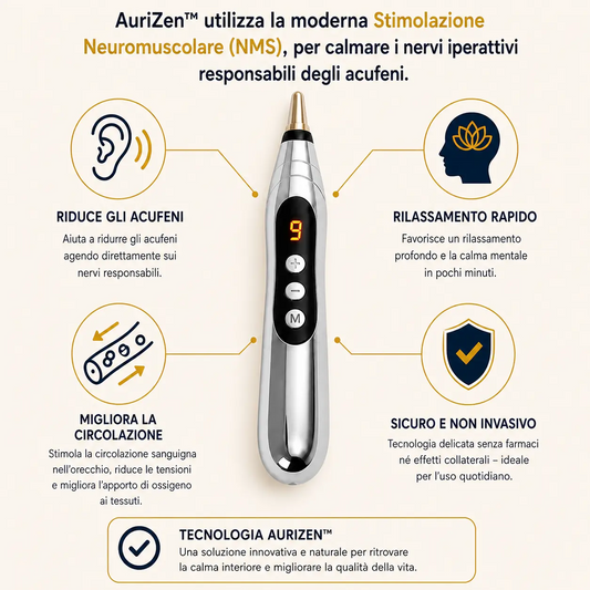 AuriZen™ — Penna Anti-Tinnito di ultima generazione