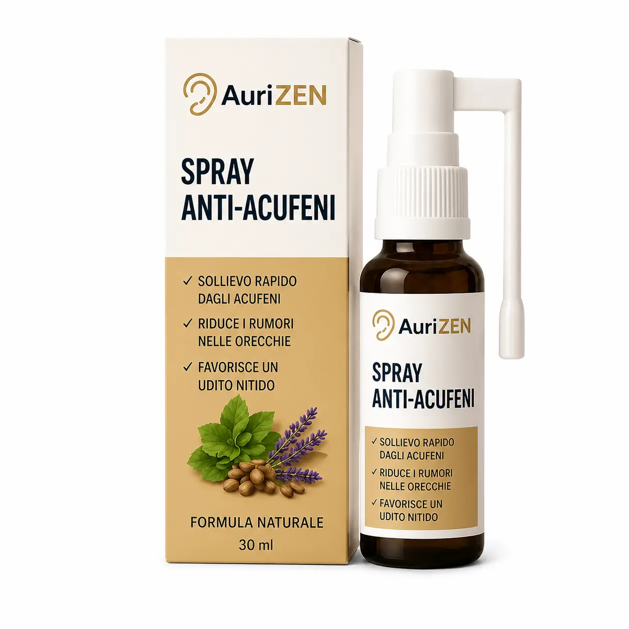 🎁 Spray ORL — Spray naturale per accelerare la guarigione degli acufeni